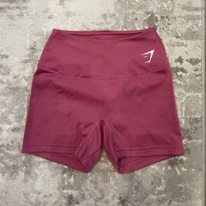 Pink gym shark shorts!